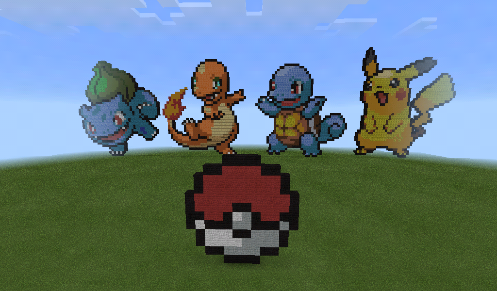 Minecraft Pe Pokemon Starters By Micfal On Deviantart Minecraft Pe Pokemon Starters By Micfal On Deviantart