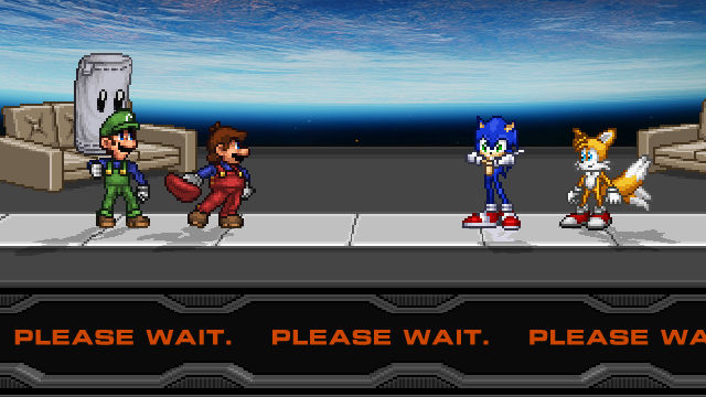 Mario and Luigi vs. Sonic and Tails by AndersonLopess781 on DeviantArt