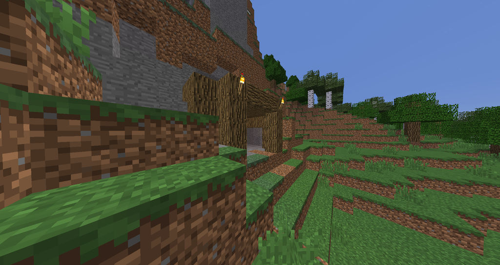 MineCraft - Mining base Alpha by redeyeswolfman on DeviantArt