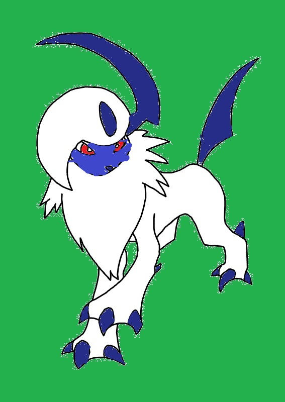 Pokemon - Absol by redeyeswolfman on DeviantArt