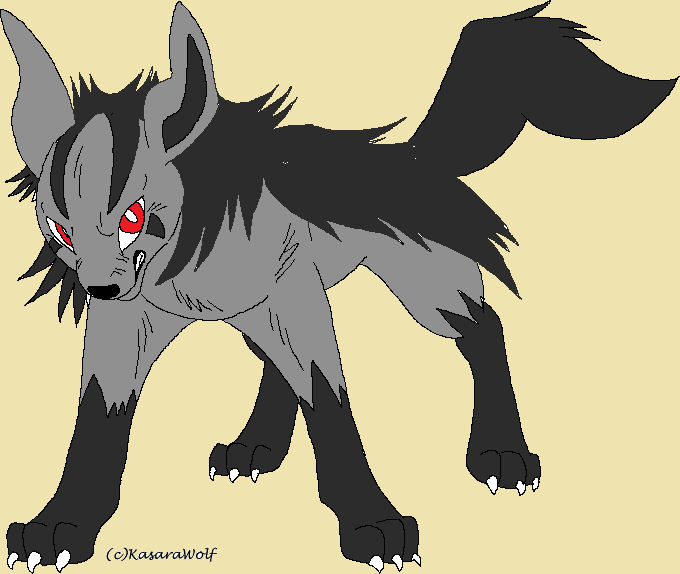 Pokemon - Mightyena by redeyeswolfman on DeviantArt