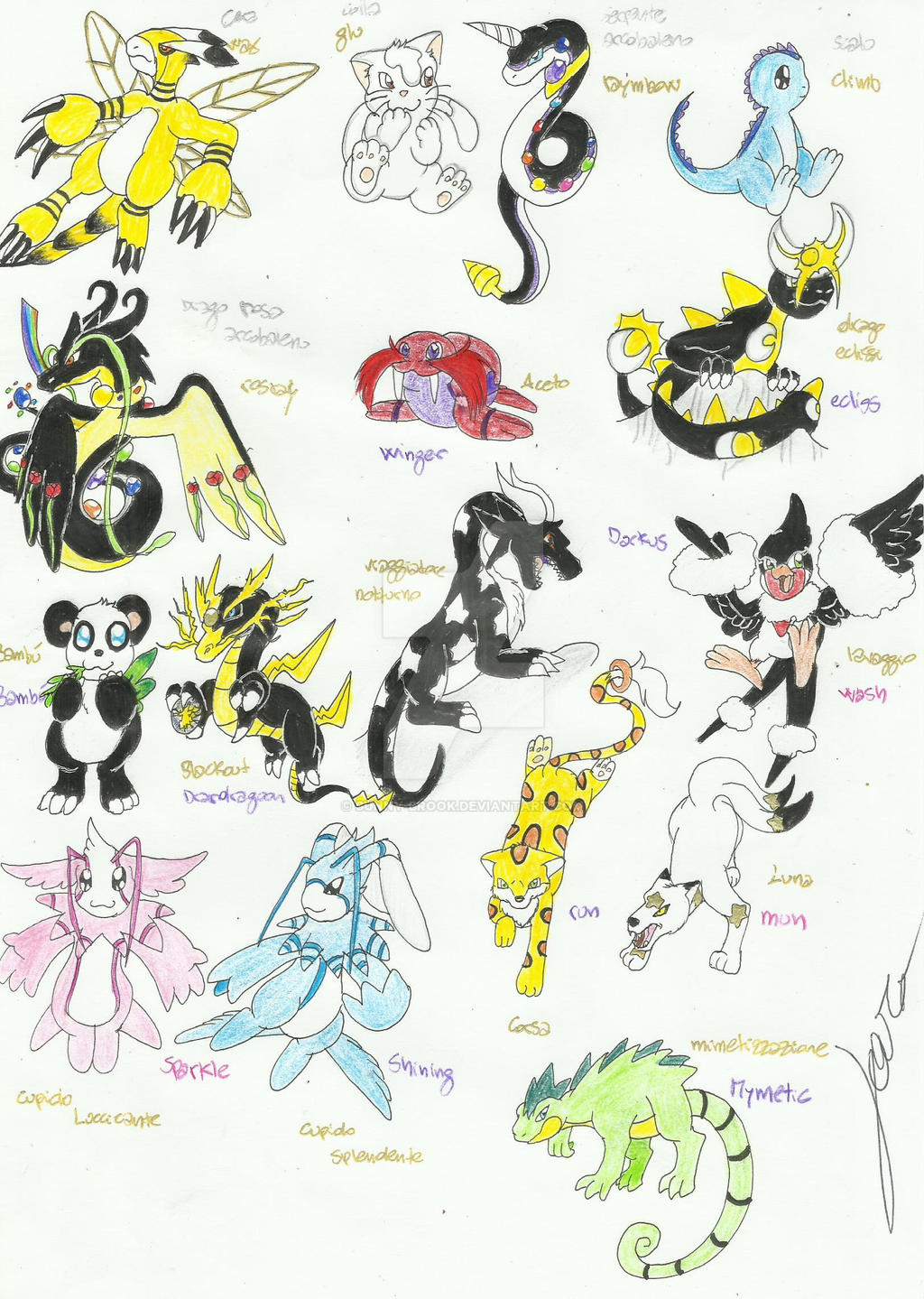Bug Oc Races Oc beasts by sunny-brook on DeviantArt