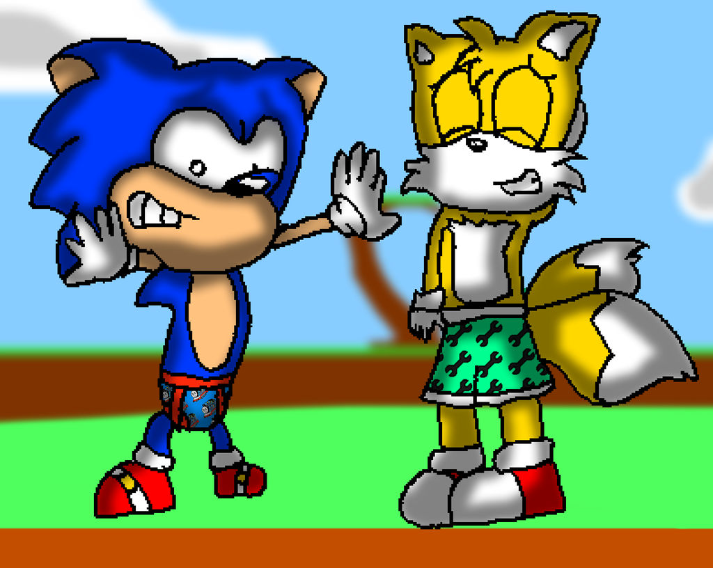 Underpants Day- Sonic and Tails by Toad900 on DeviantArt