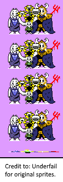 Underdust: 'Reunited' Overworld Sprites