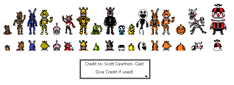 Fnaf 4 Styled Minigame Animatronics by Shaddow24 on DeviantArt