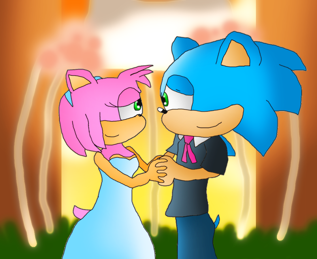 SonAmy Wedding ❤️~ Sonic and Amy VS DeviantArt 