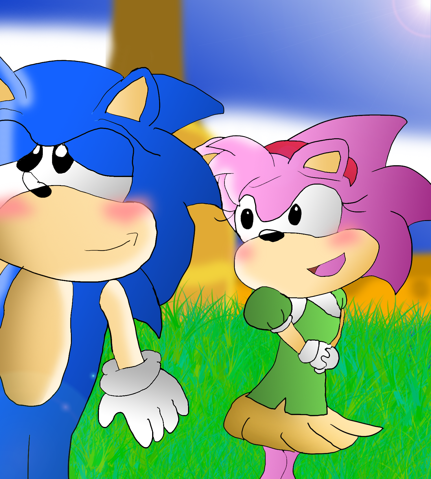 classic sonamy by pam3le on DeviantArt