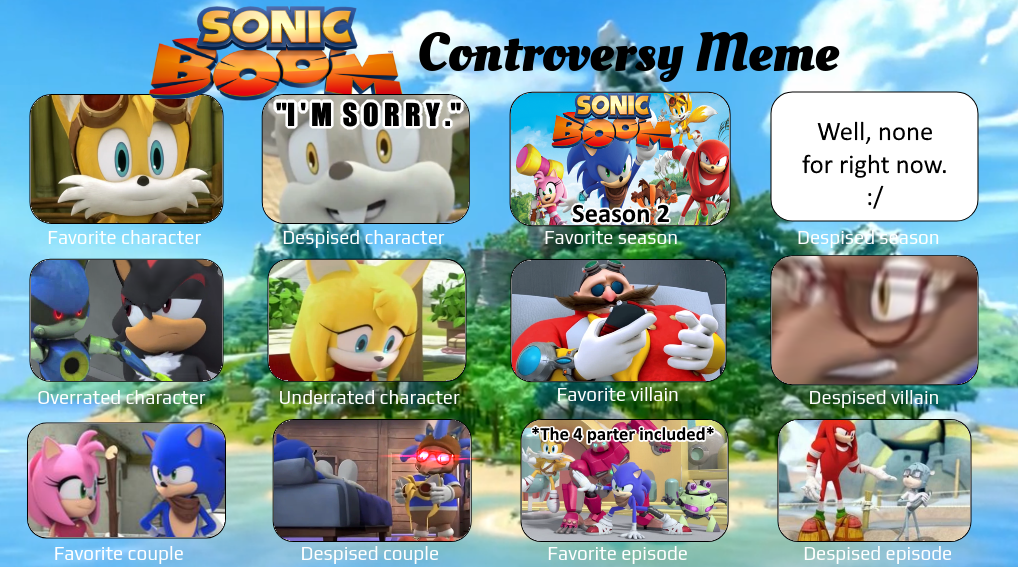 Sonic Boom Controversy Meme by Toad900 on DeviantArt