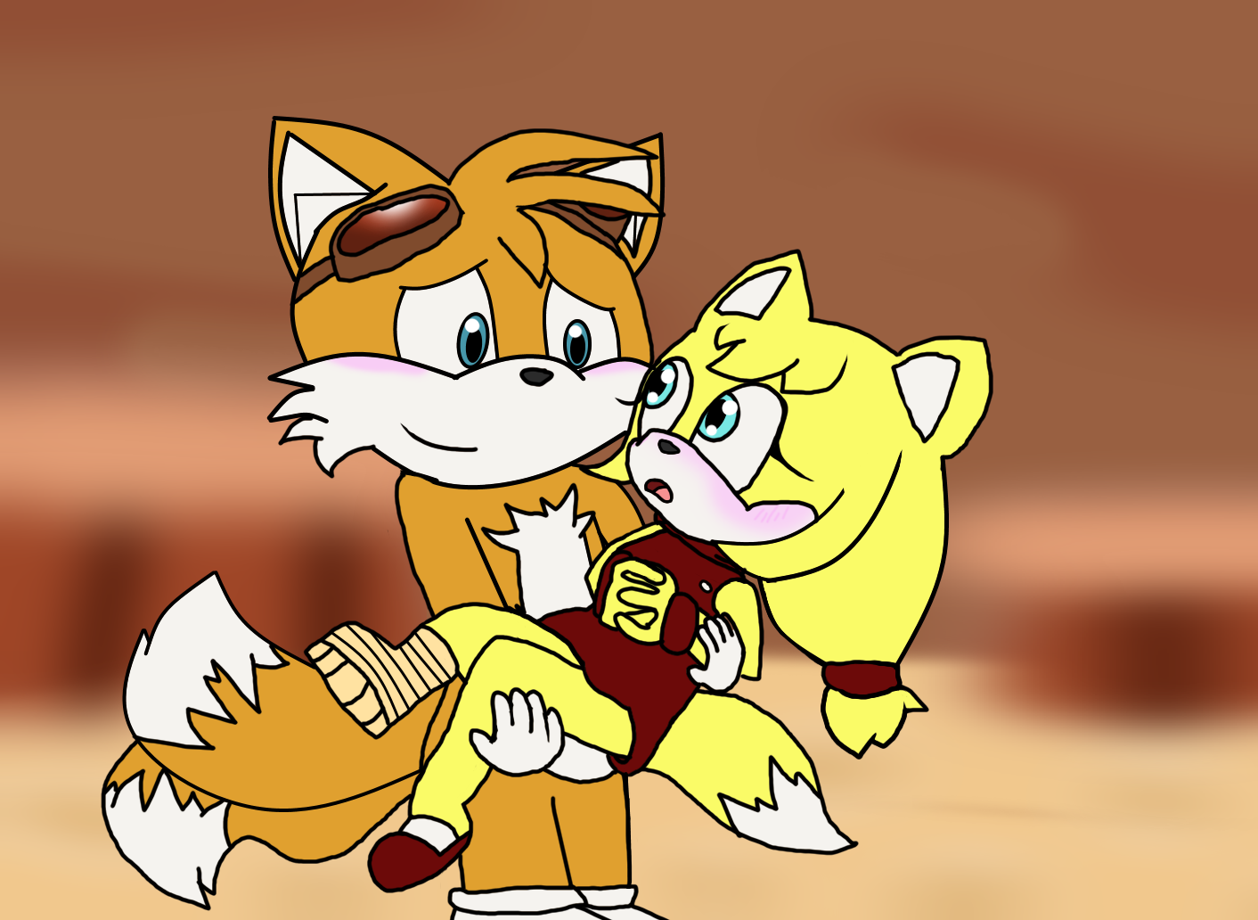 TAILS HAS GIRLFRIENDS?! - Tails and Zooey VS DeviantArt Part 2