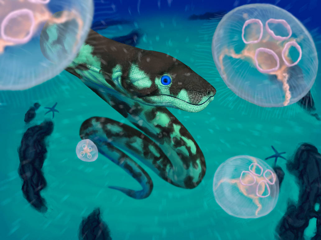 Palaeophis by ToshaHollmann2 on DeviantArt