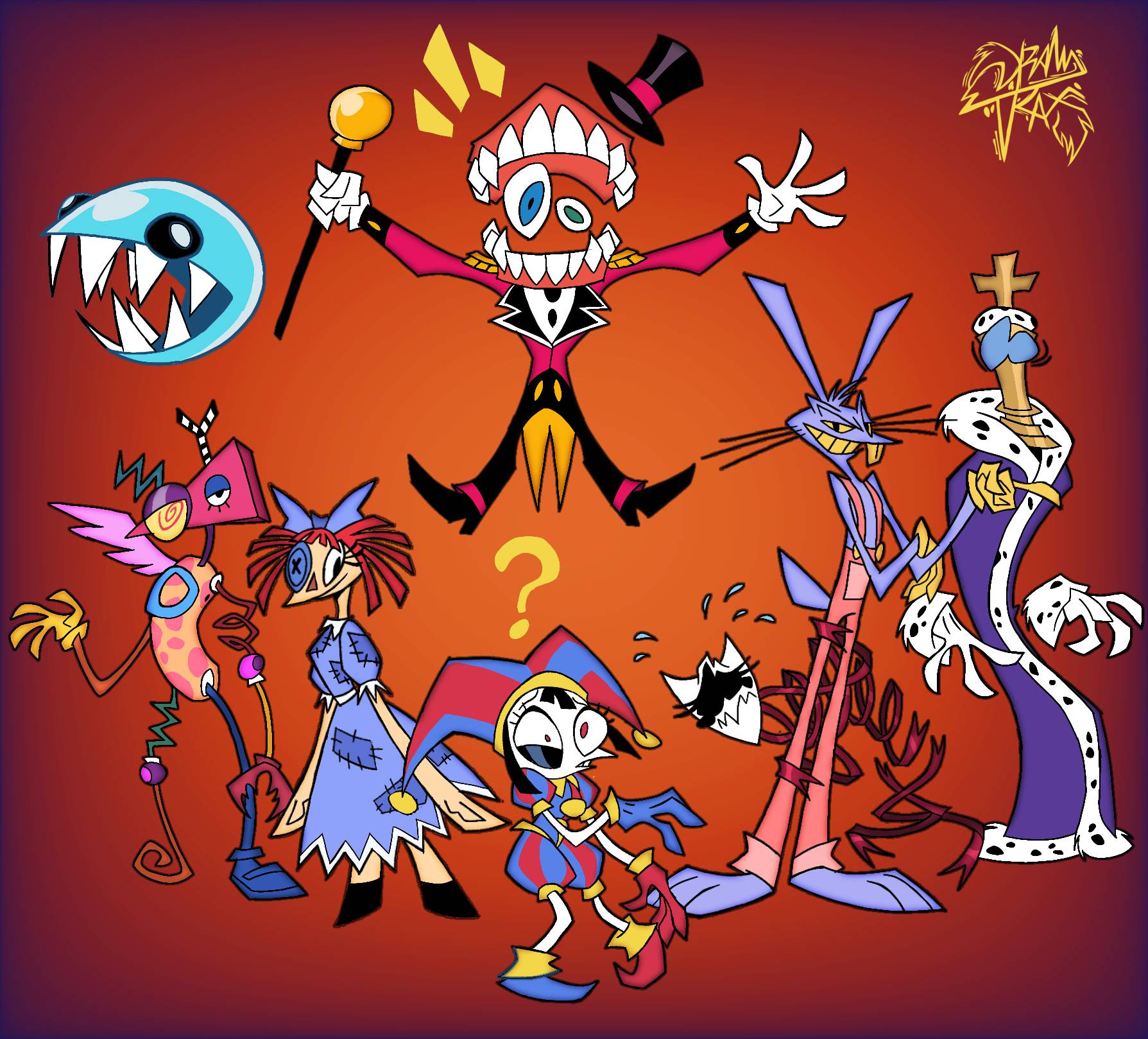 THE AMAZING DIGITAL CIRCUS by drawtrax on DeviantArt
