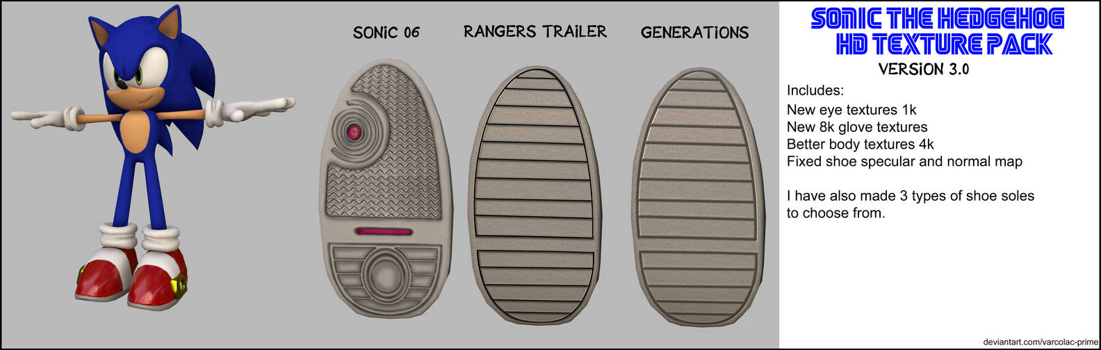 Sonic The Hedgehog HD Texture Pack V3 by Varcolac-Prime on DeviantArt