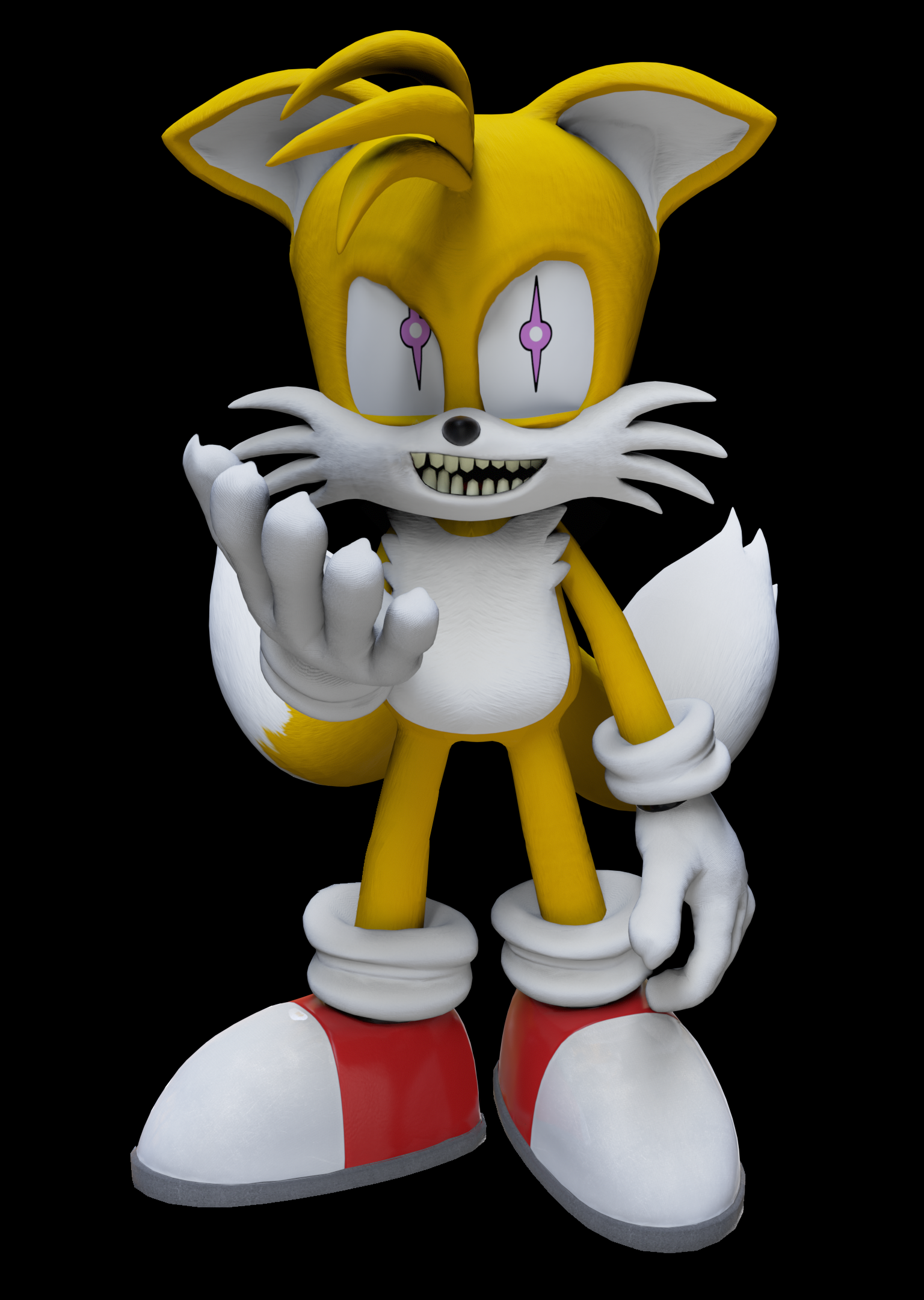 A custom made super tails animation based on the egg reverie