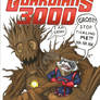 Groot and Rocket Guardians 3000 Sketch Cover