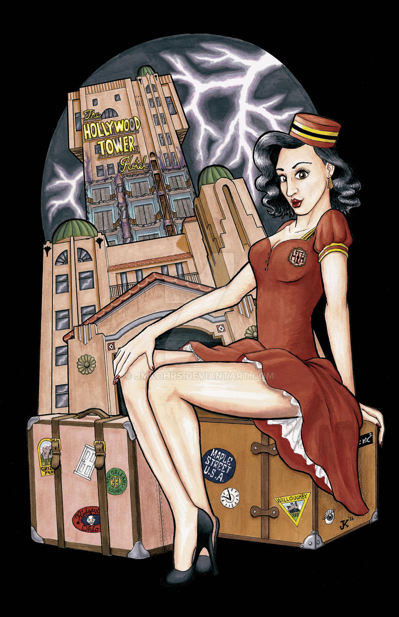 Tower of Terror Pinup