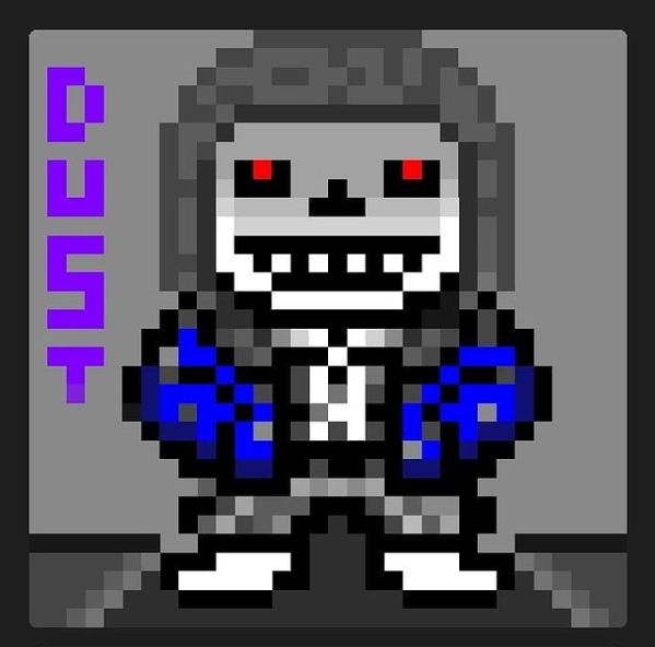 Dusttale - Sans pixelart overworld by DustPixelart on DeviantArt