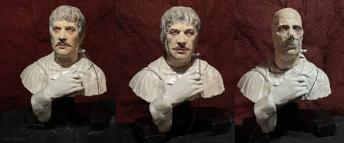 Vincent Price Dr. Phibes portrait bust statues
