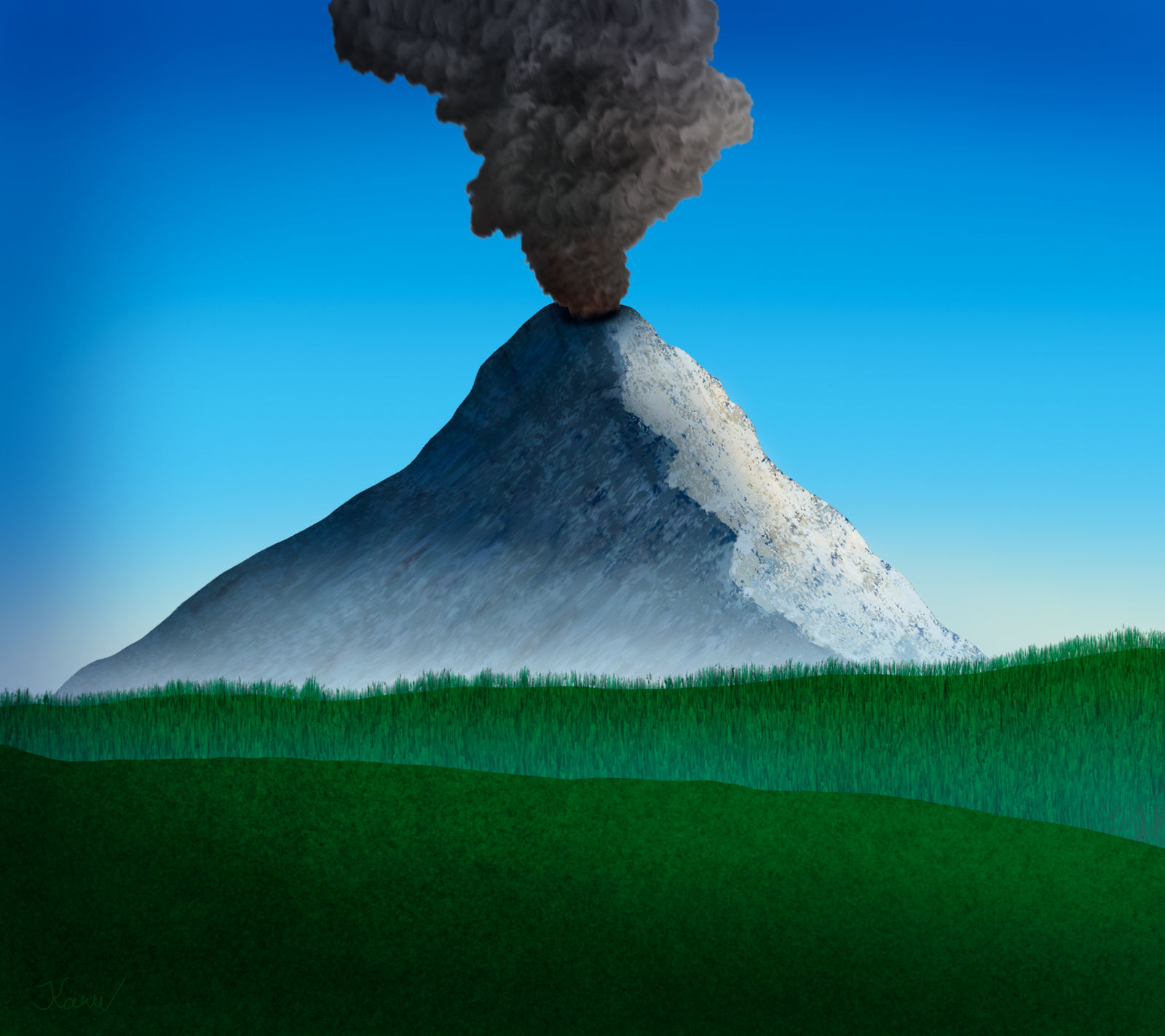 Volcano Deviantart Volcanic Eruption by ArtistKaru on DeviantArt