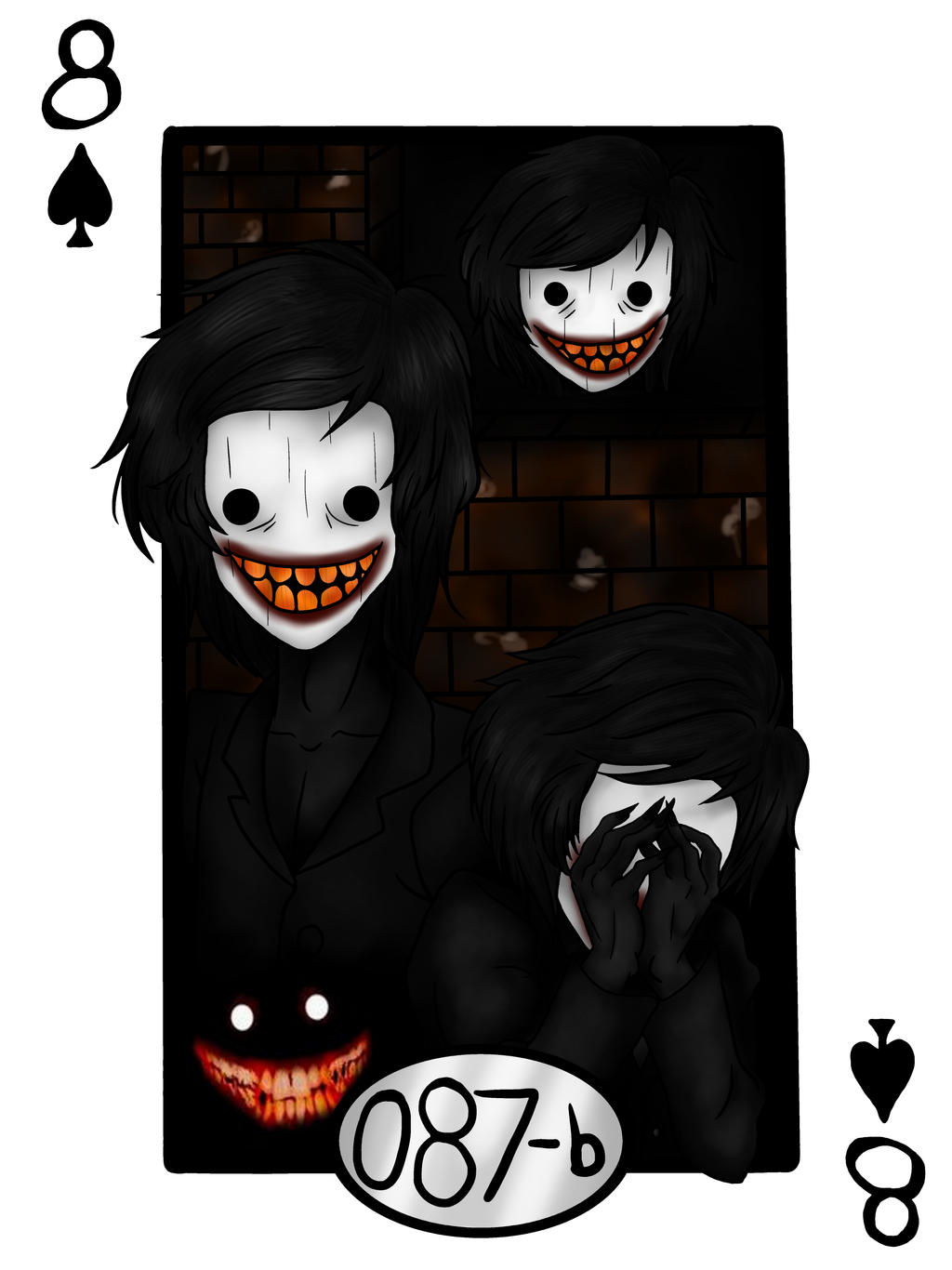 Jeff the killer (Original face) by Meka2201 on DeviantArt