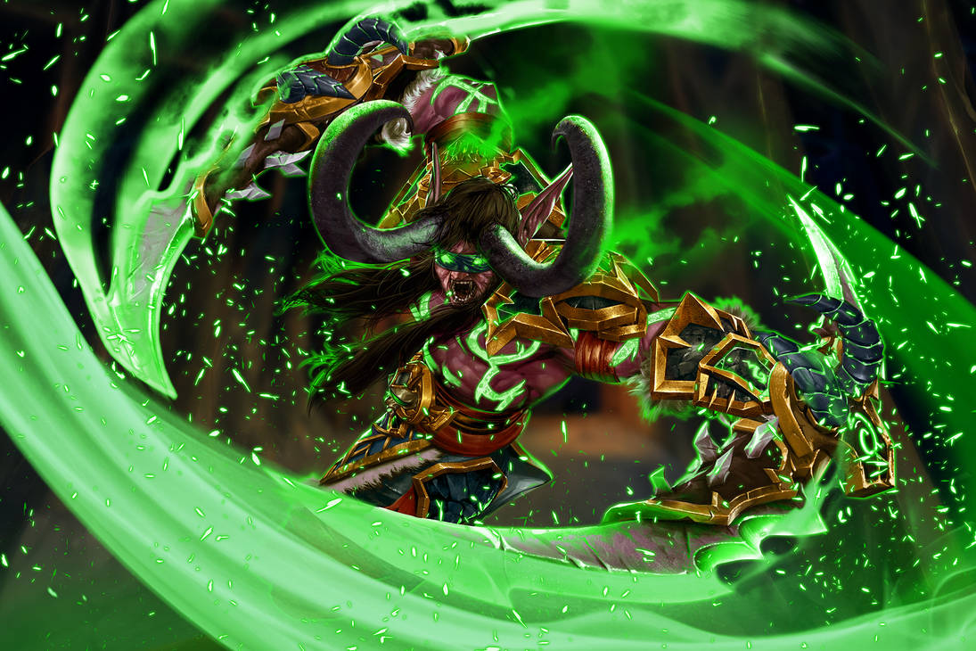 WoW Legion Night Elf Demon Hunter JarreauWimberly by reau WoW Legion Night Elf Demon Hunter JarreauWimberly by reau