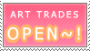 Art Trades Open Stamp by xMandaChanStampsx