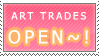 Art Trades Open Stamp