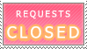 Requests Closed Stamp