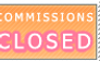 Commissions Closed Stamp