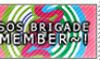 SOS Brigade Member Stamp