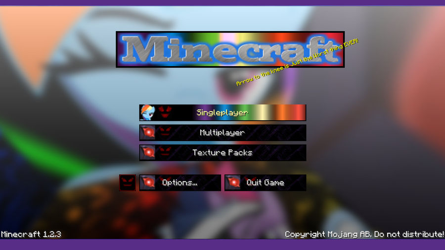 Minecraft Menu Screen by ScootaTunez on DeviantArt