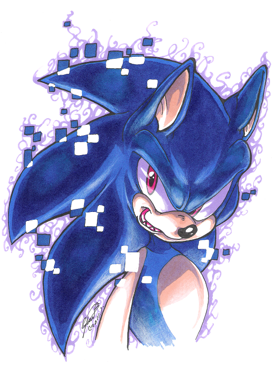 Dark Sonic by Baitong9194 on deviantART