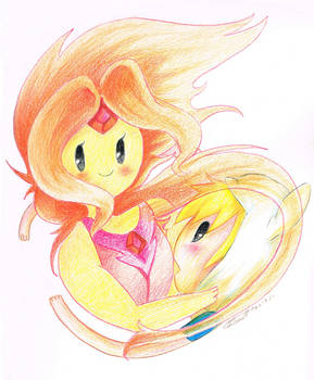 Flame Princess and Finn