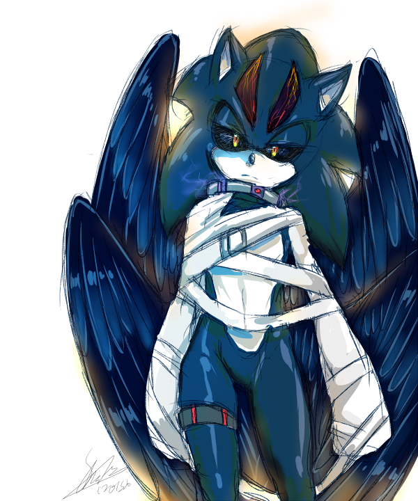 Dark sonic by misomin77 on deviantART