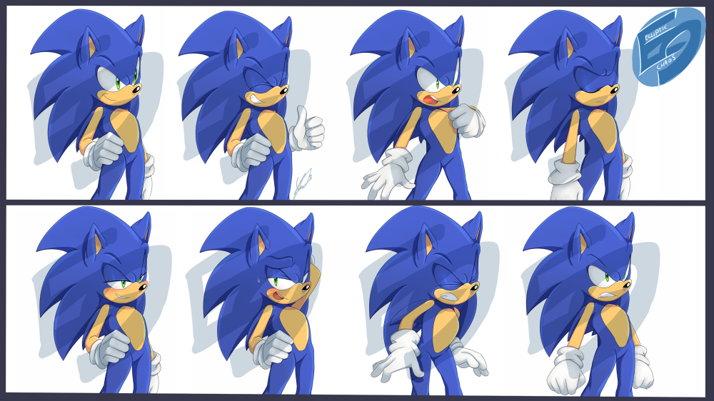 EC Expression sheet_Sonic by fsonic on DeviantArt