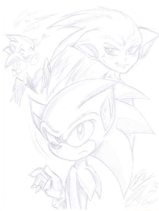 sonic scetches