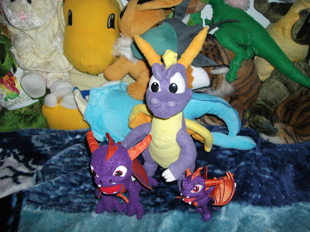 my spyro plush  collection