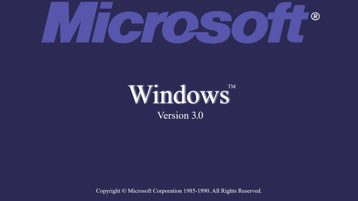 Windows 3.0 Boot Screen HD by Flashbeltchecker on DeviantArt