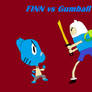 Finn the Human vs Gumball Watterson