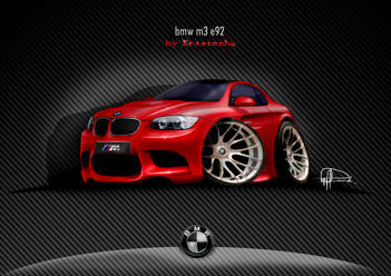 BMW E92 M3 comic