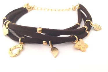 FREE Shipping Idit Stern Charming Suede Bracelet