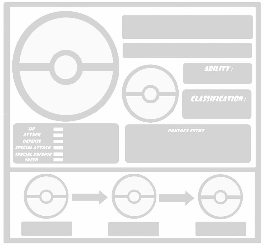 Pokemon Script Template Pokemon Template threevolution by Trueform on DeviantArt