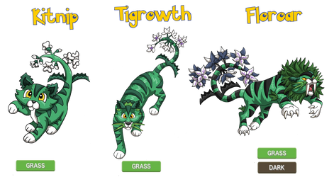 Eson Region - Grass type starters