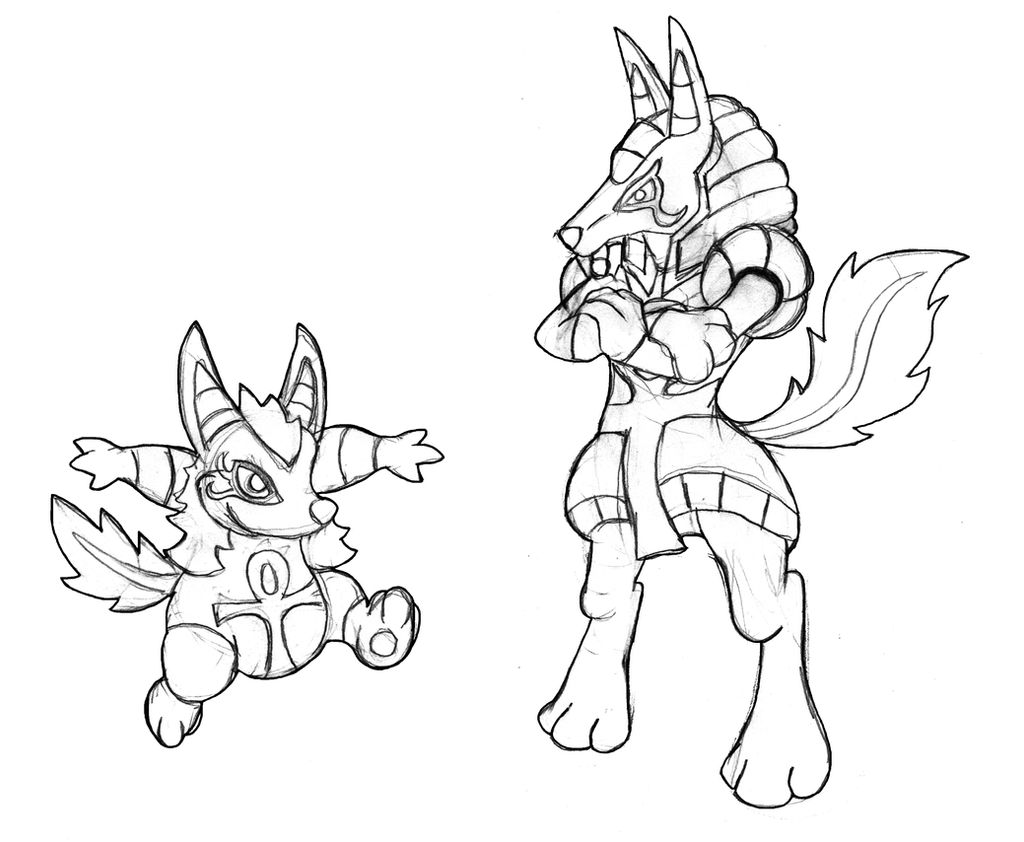 Who's that Fakemon? It's Chibis and Anubeast!