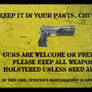 Shadowrun Concealed Carry Gun Sign
