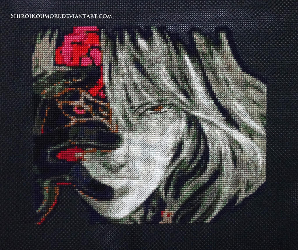 Gebel (Bloodstained: RotN) Cross Stitch