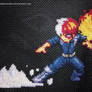 Shoto Todoroki Cross Stitch