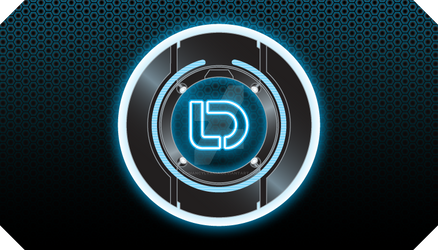 TRON Style Business Card back