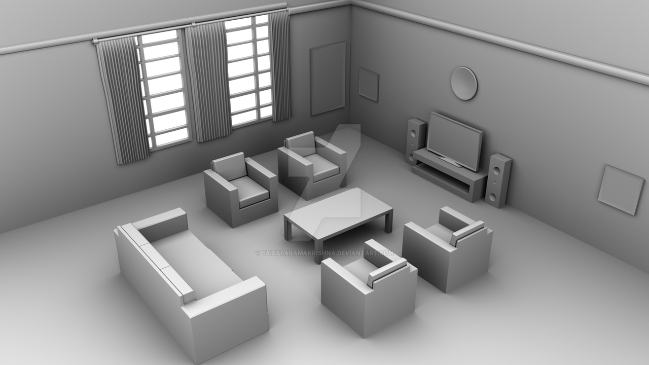 Room interior by saibalaramakrishna on DeviantArt