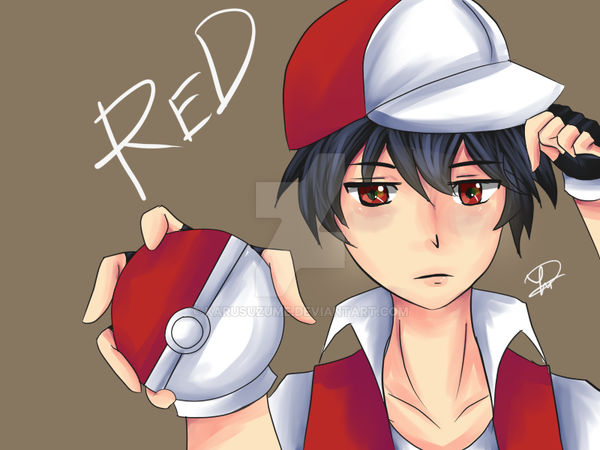 POKEMON Red by KaruSuzume on DeviantArt