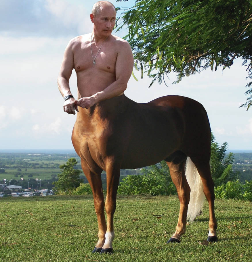 President Putin Centaur by TiedToTheRails